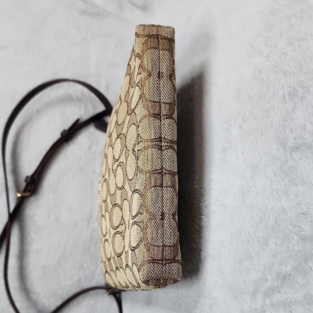 Coach 2017 Signature Brown and Tan Crossbody Bag - Picture 5 of 5